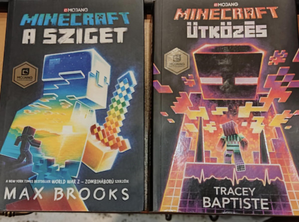 Tracey Baptiste Max Brooks - 2 db Minecraft (Mojang): A sziget + tkzs