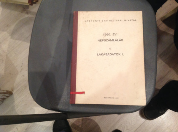 1960. évi népszámlálás 4. - Lakásadatok I.