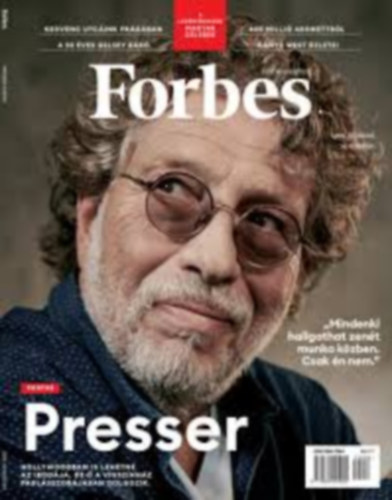 Presser portr - Forbes 2019. augusztus