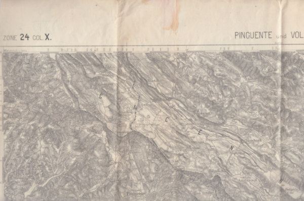 Pinguente und Volosca trkp (zone 24 col. X.) 1:75 000
