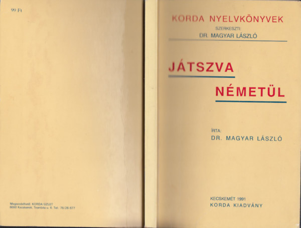 Dr. Magyar László - Játszva németül - Korda Nyelvkönyvek