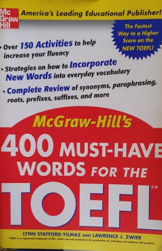 Lawrence J. Zwier Lynn Stafford-Yilmaz - 400 Must Have Words for the TOEFL