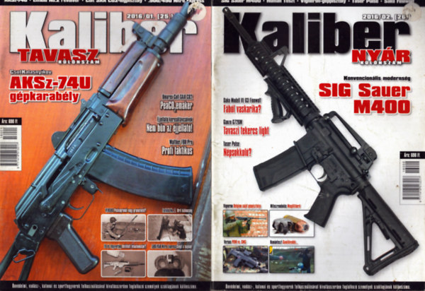 Vass Gbor  (fszerk.) - Kaliber 2016. tavasz, nyr, sz klnszmok (3 db)