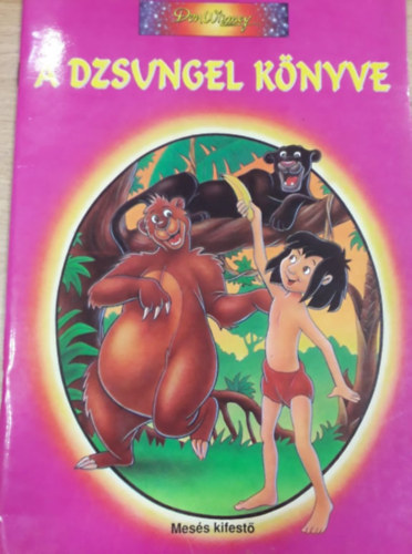 A dzsungel könyve - mesés kifestő