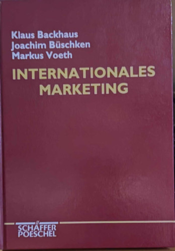 Joachim Bschken, Markus Voeth Klaus Backhaus - Internationales Marketing
