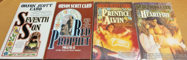 Orson Scott Card - 4 db Tales of Alvin Maker: Seventh Son + Red Prophet II + Prentice Alvin III + Heartfire V