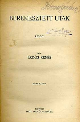 Erd�s Ren�e - Berekesztett utak