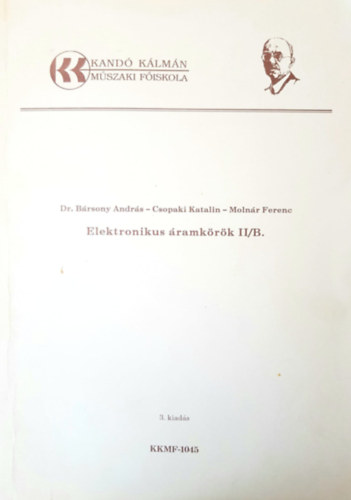 Csopaki Katalin, Molnr Ferenc Brsony Andrs dr. - Elektronikus ramkrk II/B