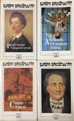 Európa diákkönyvtár csomag (4 kötet)