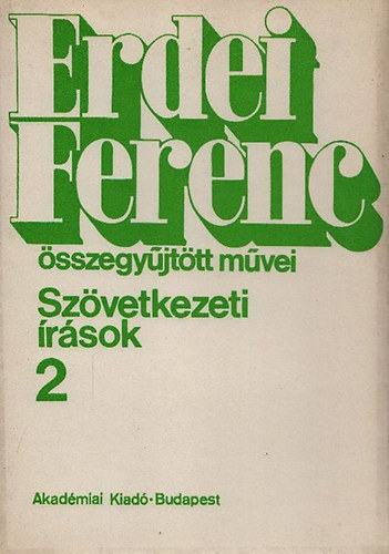 Erdei Ferenc - Sz�vetkezeti �r�sok 2. (Erdei Ferenc �sszegy�jt�tt m�vei)