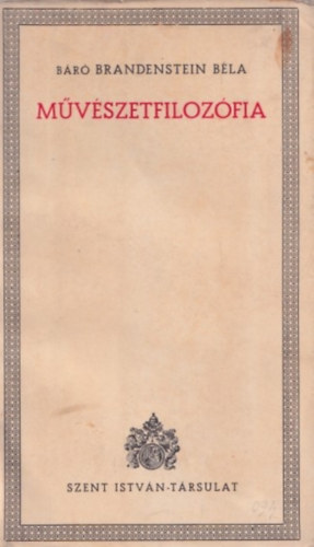 Báró Brandenstein Béla - Művészetfilozófia