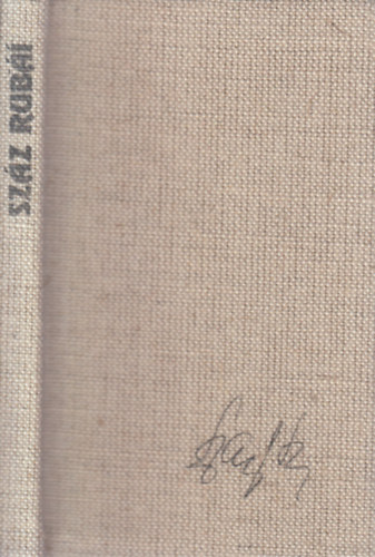 illenczfalvi Szász Marianne - Száz rubái (dedikált)