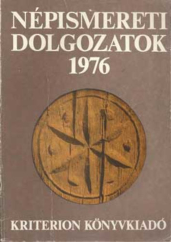 Vámszer Géza Számadó Ernő Végh Olivér Balázs Lajos Kiss Ilona Bura László Szabó Zsolt Szentimrei Judit Dr. Vita Zsigmond Seres András Dr. Molnár István Dr. Faragó József Gazda Klára D - Népismereti dolgozatok - Dr. Kós Károly A romániai magyarság néprajzáról - A kőrispataki szalmafonás - Régi érmelléki halászat - A kalotaszegi Nagypetri fazekasságról - A lozsádiak egykori tánca, a lim - A csikszentdomokosi lakod