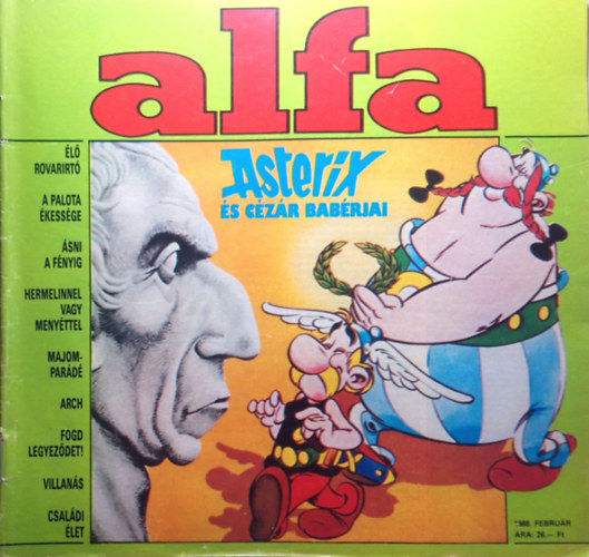 IPM Junior Alfa - X. vf. 1. szm, 1988. februr: Asterix s Czr babrjai
