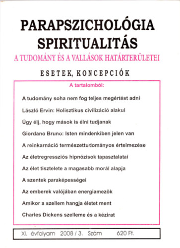 Parapszicholgia spiritualits 2008/3.