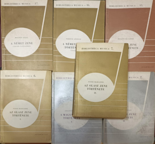 Pernye Andrs, Roland de Cand, Szelnyi Istvn, Pndi Marianne Molnr Antal - Bibliotheca musica knyvcsomag