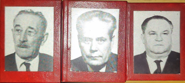 3db letrajzi miniknyv - Zgyerka Jnos (1903-1982); Simon Antal (1920-1982); Pothornik Jzsef