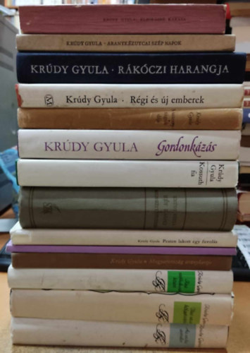 Krdy Gyula - 14 db Krdy Gyula regny (cmek a termklapon, sajt fot)