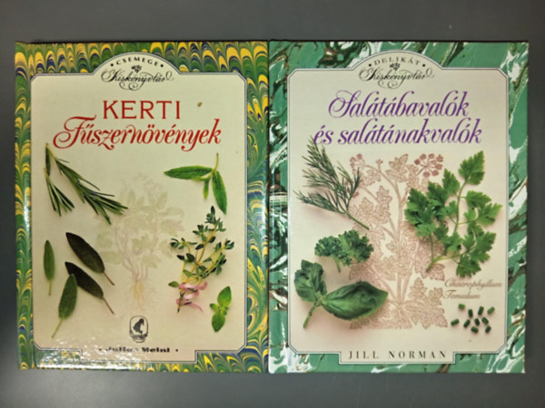 Jill Norman - Gwen Edmonds - Sal�t�baval�k �s sal�t�nakval�k + KERTI F�szern�v�nyek (2 k�tet)