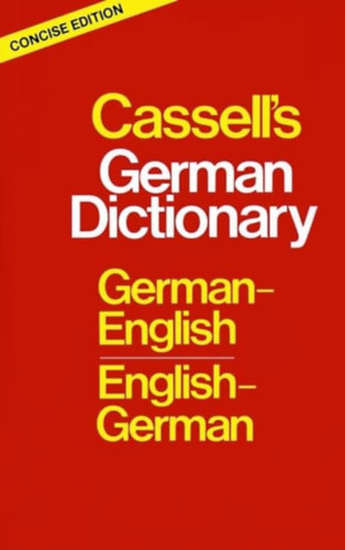 German-english, english-german dictionary (Cassel's)