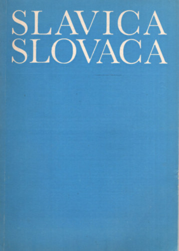 Slavica Slovaca