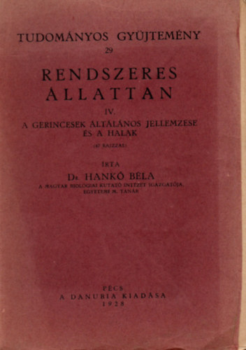Hank� B�la - Rendszeres �llattan IV.