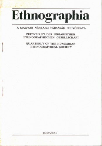 Udvari Istvn - Viga Gyula - Ethnographia - A XVIII. szzadi rva vrmegye trtneti nprajzhoz - Klnlenyomat