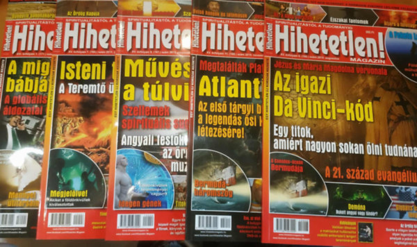 Jvvilg Alaptvny - 5 db Hihetetlen! Magazin (szrvnyszmok, lapszmok a termklapon)