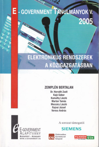 Zempln Bertalan - Elektronikus rendszerek a kzigazgatsban - 2005