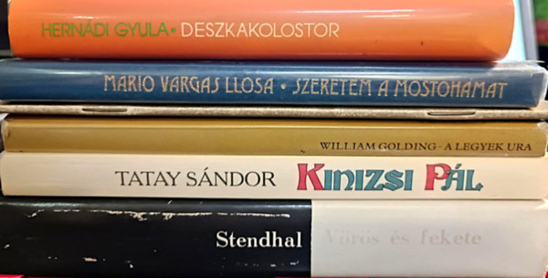Mario Vargas LLosa, Hern�di Gyula, Tatay S�ndor, William Golding, Oscar Wilde Stendhal - XX. sz�zadi k�nyvcsomag