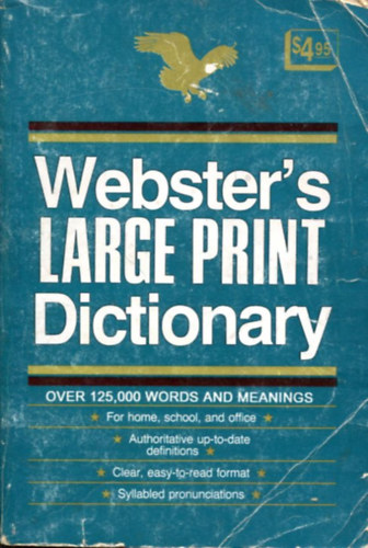 Webster's Large print Dictionary