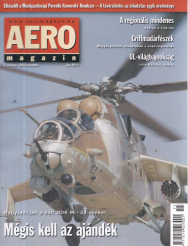 Sajtos Zoltán (szerk.) - 3 db Aero magazin szórványszám: 2003/11 + 2003/12. + 2004/1.