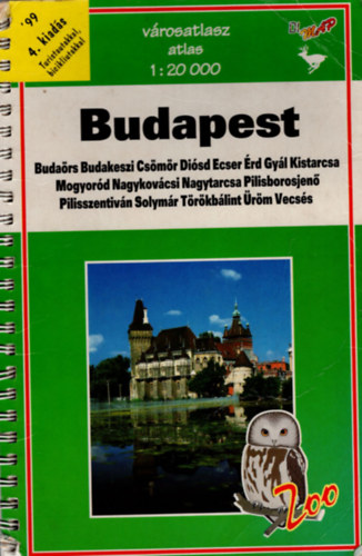 Budapest vrosatlasz 1: 20 000 (4. kiads '99)