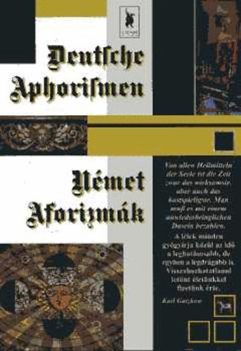 F�leki-Babarczy-Szijj  (szerk.) - Deutsche aphorismen-N�met aforizm�k