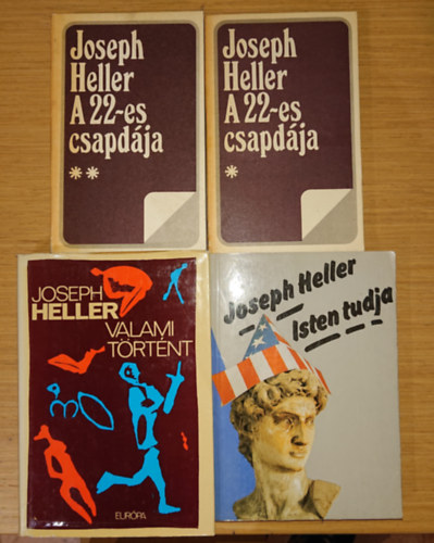 Joseph Heller - 3 mű négy kötetben: A 22-es csapdája, isten tudja, Valami történt
