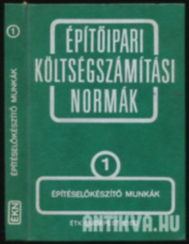 ptipari kltsgszmtsi normk  1-8.  ktet