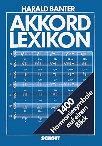 Harald Banter - Akkord Lexikon: 1400 Harmoniesymbole auf einen Blick
