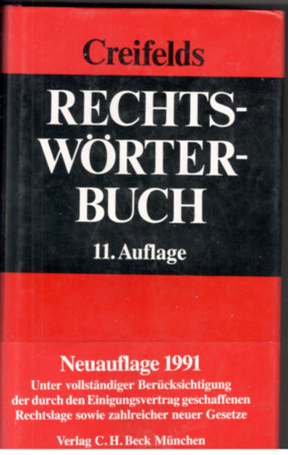 Carl Creifelds - Rechtswrterbuch