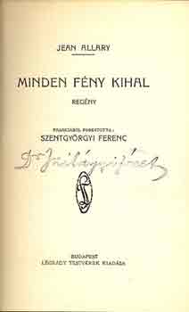 Jean Allary - Minden fény kihal