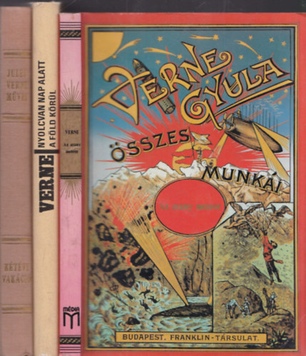 Jules Verne Verne Gyula - 3 db Verne Gyula m: Az arany meteor + Nyolcvan nap alatt a Fld krl + Ktvi vakci
