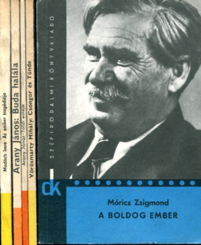 Móricz Zsigmond - Vörösmarty Mihály - Arany János - Madách Imre - 5 db Diákkönyvtár kötet