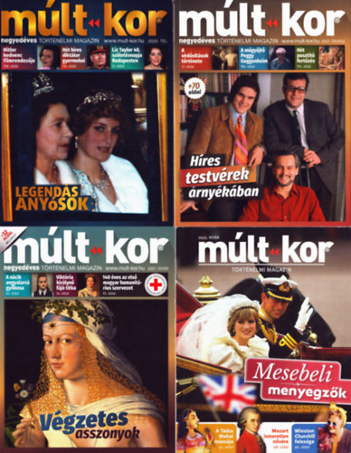 Bartal Csaba  Mur�nyi G�bor szerk. (f�szerk.) - 4 db M�lt-kor t�rt�nelmi magazin: 2020 t�l - 2021 tavasz - 2021 ny�r - 2022 ny�r