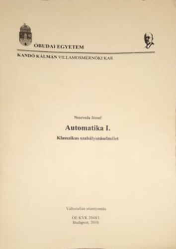 Neszveda Jzsef - Automatika I.