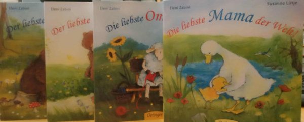 Susanne L�tje Eleni Zabini - 4 db mesek�nyv, lapoz�: Die liebste Mama der Welt! + Die liebste Oma der Welt! + Der liebste Papa der Welt! + Der liebste Opa der Welt!