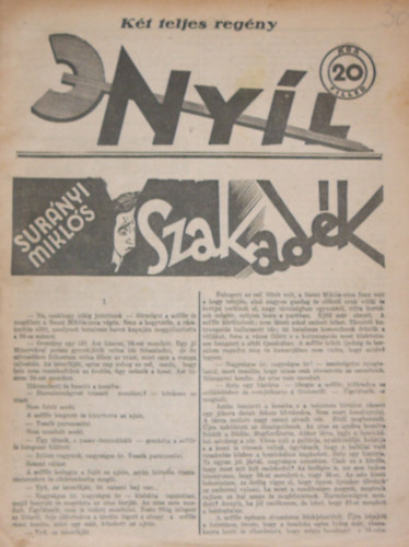 Dr. Szántó Andor (szerk.) - Nyíl I. évfolyam 30. szám