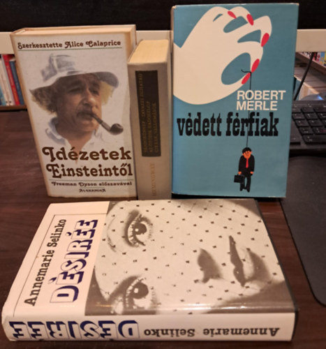 Annemarie Selinko, Robert Merle Ernest Hemingway - 4 db sz�pirodalmi K�NYVMENT� AJ�NLAT: V�ndor�nnep /Tavaszi zuhatag /Az �t�dik hadoszlop /Cikkek, vallom�sok + D�sir�e + Id�zetek Einsteint�l + V�dett f�rfiak