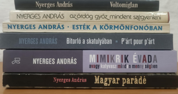 Nyerges András - Nyerges András dedikált könyvcsomag