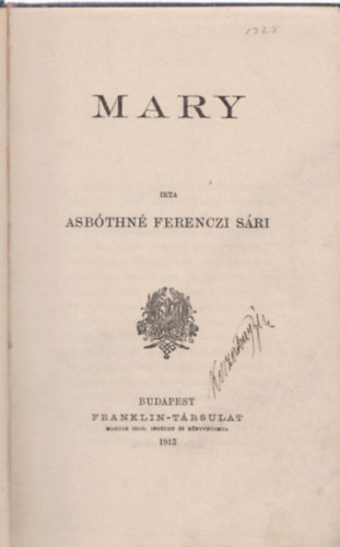 Asbthn Ferenczi Sri - Mary