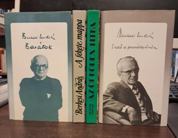 Berkesi Andr�s - 4 db Berkesi Andr�s k�tet: A fekete mappa+ Az �t k�dex titka+ Bar�tok+ Sell� a pecs�tgy�r�n