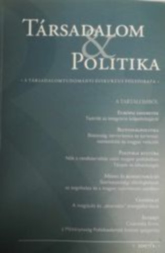 T�rsadalom �s politika 2007/ 1.